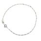 Pulsera Ancla abierta mini hecho de plata 925