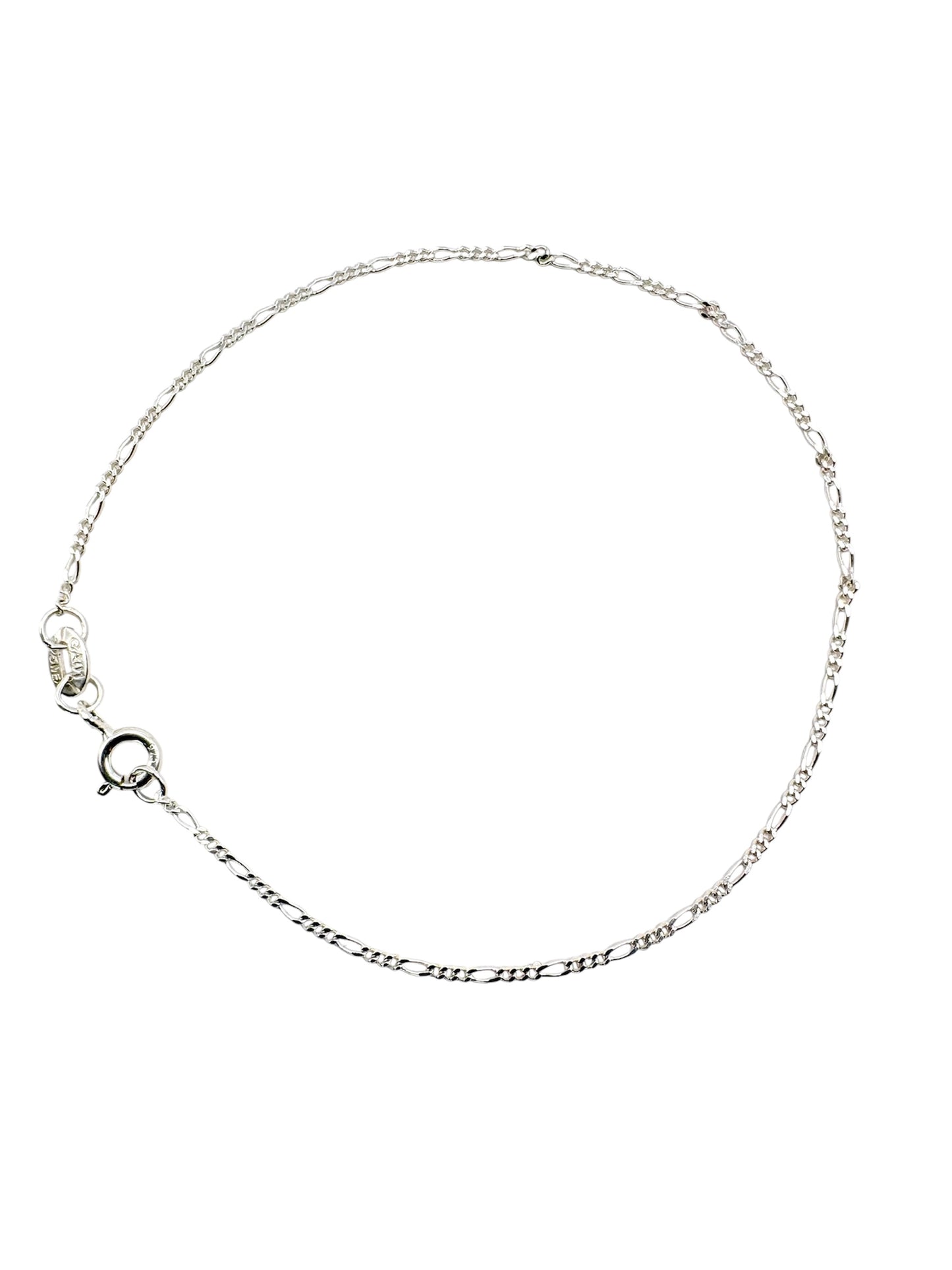 Pulsera Ancla abierta mini hecho de plata 925