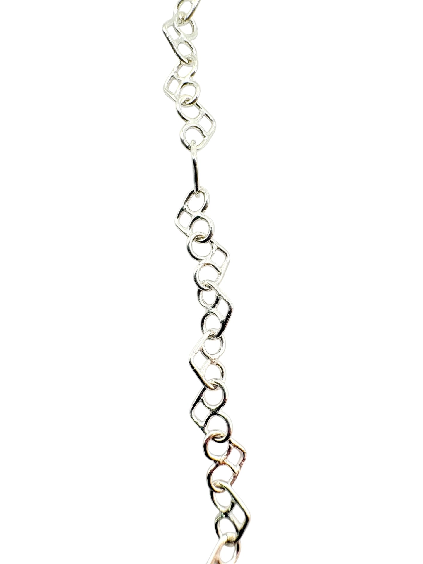 Cadena corazón hecho de plata 925
