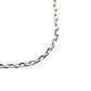 Cadena con piedra circonita ovalada hecho de plata 925