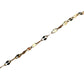 Pulsera estilo grano de cafe hecho de oro 10K