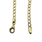Pulsera barbada hecho de oro 10K