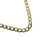 Pulsera barbada hecho de oro 10K