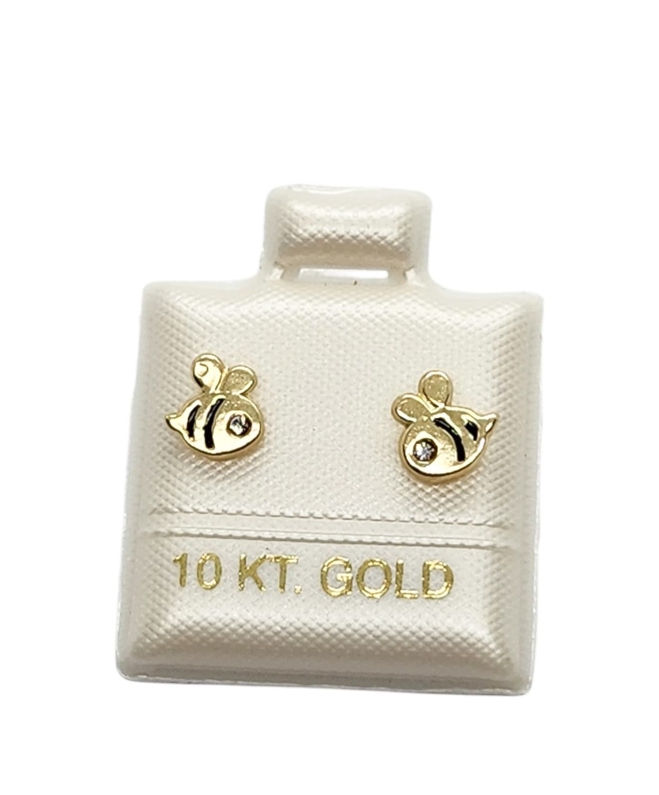 Broquel abejorro oro 10k DORADO