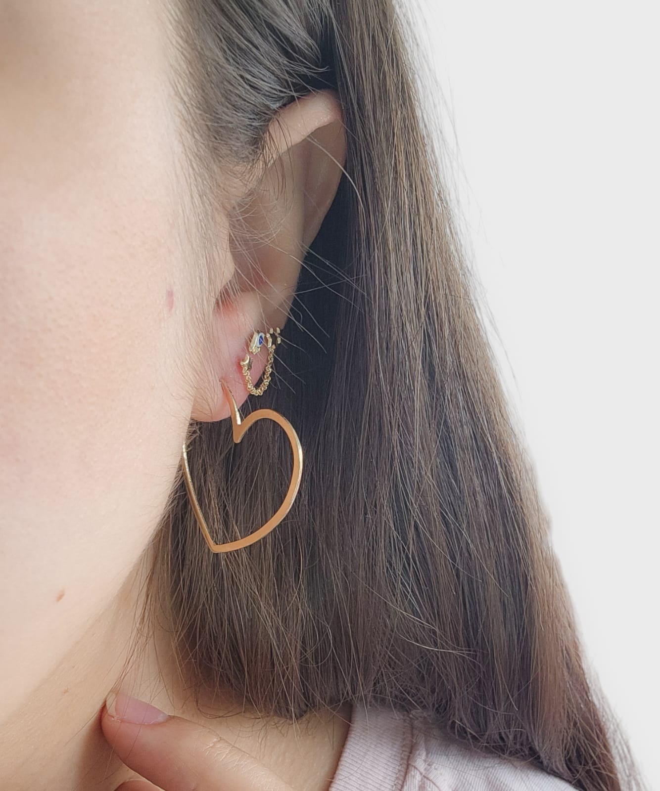 Aretes de corazón