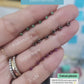 Par de Aretes broquel piedra natural esmeralda plata 925