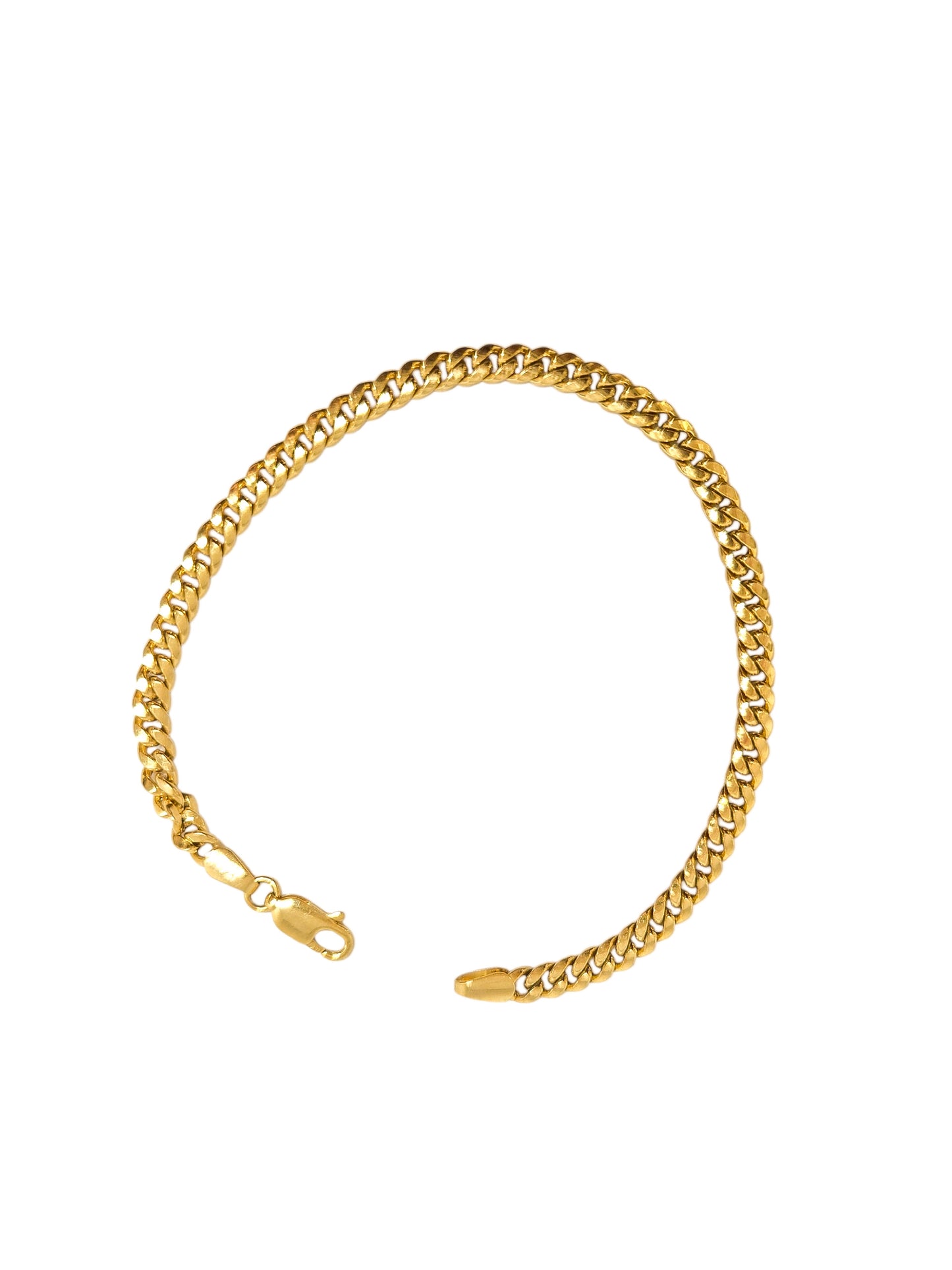 Pulsera barbada oro 10k