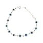 Pulsera ojito turco blanco plata 925