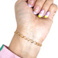 Pulsera eslabones oro 10k