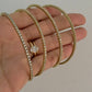 Pulsera tenis de aro oro 10k
