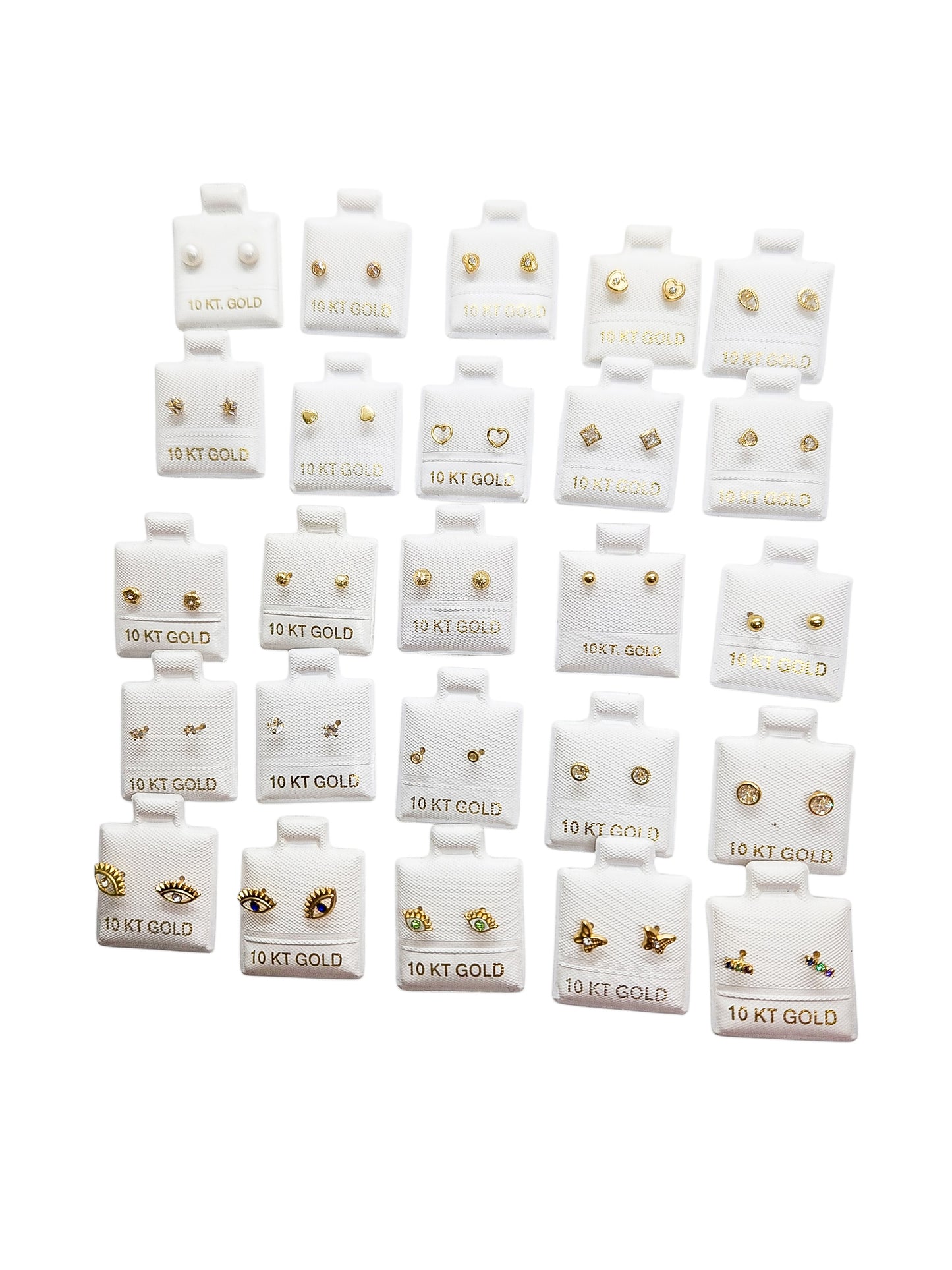 Paquete emprendedor 25 pares oro 10k