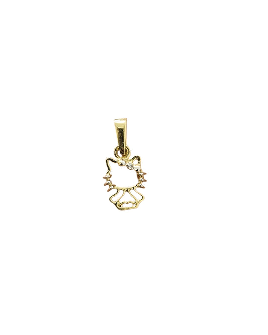 Dije kitty silueta oro 10k