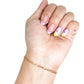 Pulsera cartier 3mm oro 10k