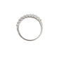 Anillo media churumbela oro blanco 10k