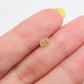 Anillo de diamante natural "Salt and Pepper"solitario oro 10k corte Oval