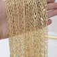 Cadena paperclip 3.5 mm oro 10k