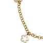 Pulsera de aros con charms oro 10k