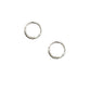 Huggies doble vista minis oro blanco 10k