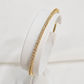 Pulsera tenis de aro oro 10k