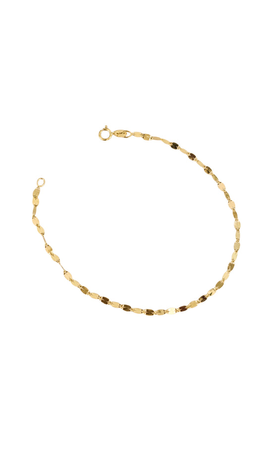 Pulsera semilla de café oro amarillo oro 10k