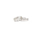 Huggies doble vista minis oro blanco 10k