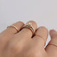 Anillo solitario oro 10k
