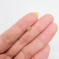 Anillo de diamante natural "Salt and Pepper"solitario oro 10k corte Oval