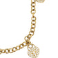 Pulsera de aros con charms oro 10k
