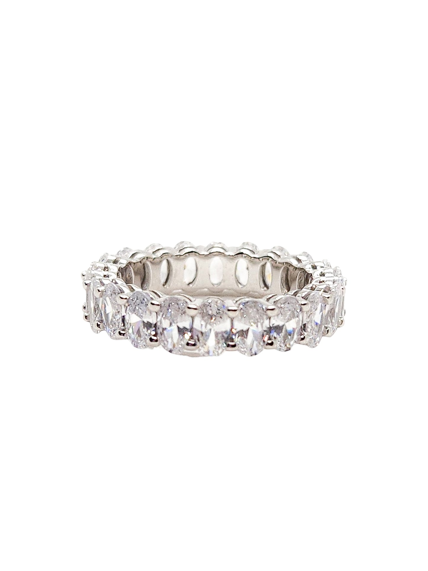 Anillo churumbela completa 5mm oval plata 925 PREMIUM