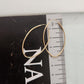 Arracadas oval ultra ligera oro 10k