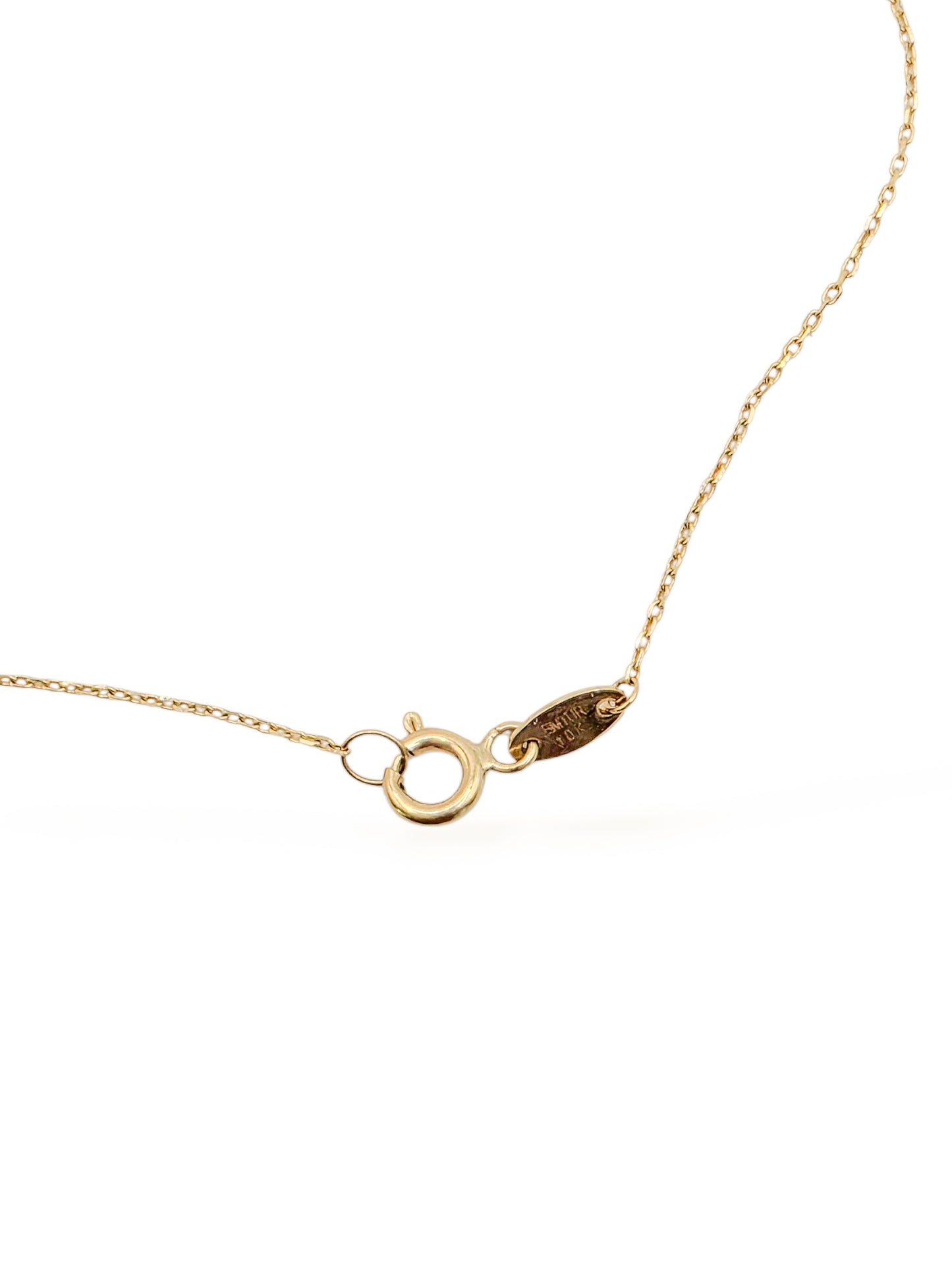 Gargantilla Esmeralda natural oro 10k