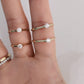 Anillo solitario oro 10k