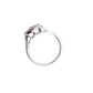 Solitario redondo giratorio plata rosa 925 PREMIUM
