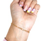 Pulsera cartier 4mm oro 10k