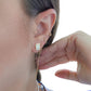 Aretes de diamantes LAB GROWN IGI oro 14k