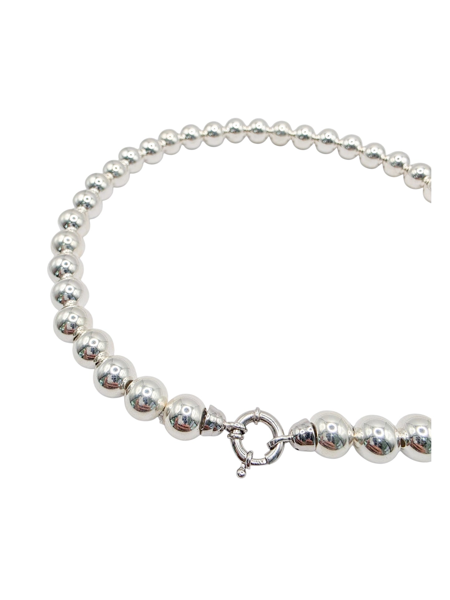 Gargantilla de bola 8mm plata 925