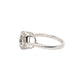 Solitario redondo flor giratorio plata 925 PREMIUM