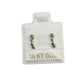 Par Broquel Media Coqueta colores CHICA 8mm Oro 10k