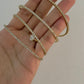 Pulsera tenis de aro oro 10k