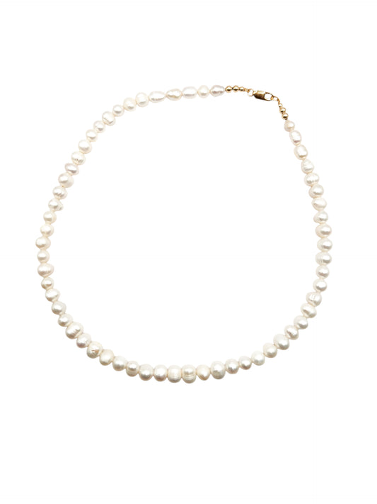 Collar de perlas y bimetal infinito