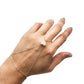 Anillo Pulsera corazón ajustable oro 10k