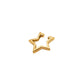 Earcuff en forma de estrella oro 10k