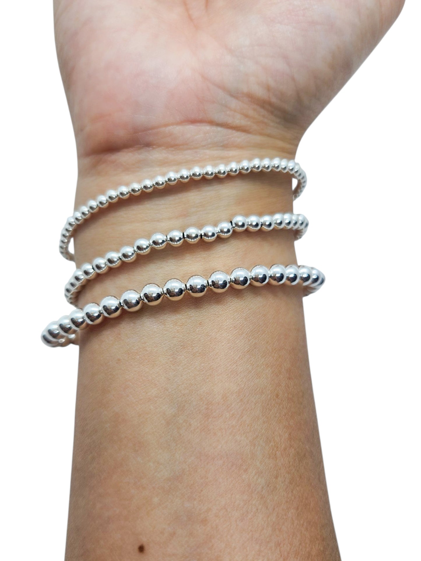 Pulsera bola 3mm (PLATA 925)