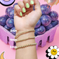 Pulsera bola BIMETAL 3mm (PLATA Y ORO)