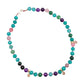 Gargantilla jade con dijes y broche de oro 10k