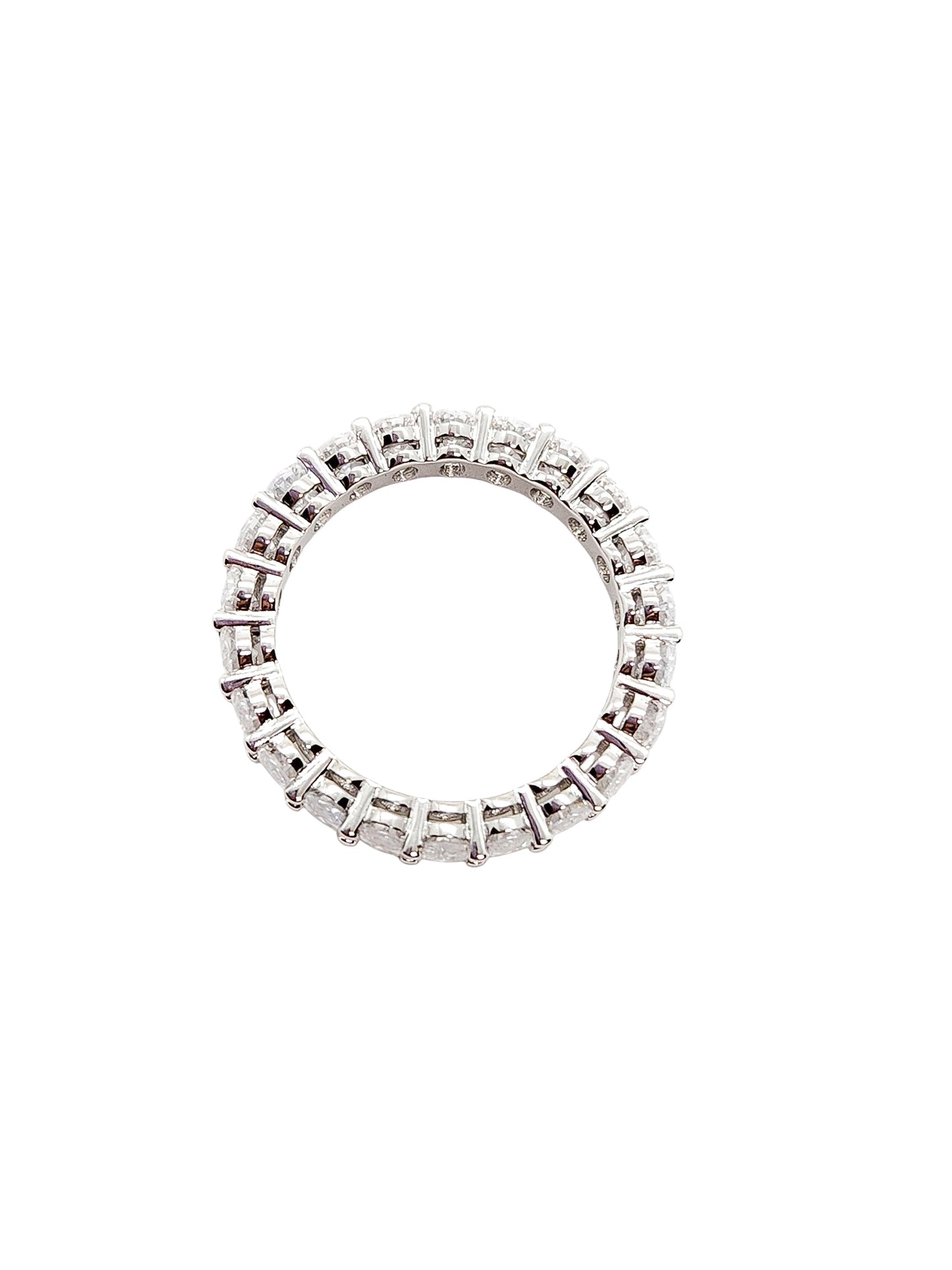 Anillo churumbela completa 5mm oval plata 925 PREMIUM