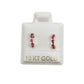 Par Broquel Media Coqueta colores CHICA 8mm Oro 10k