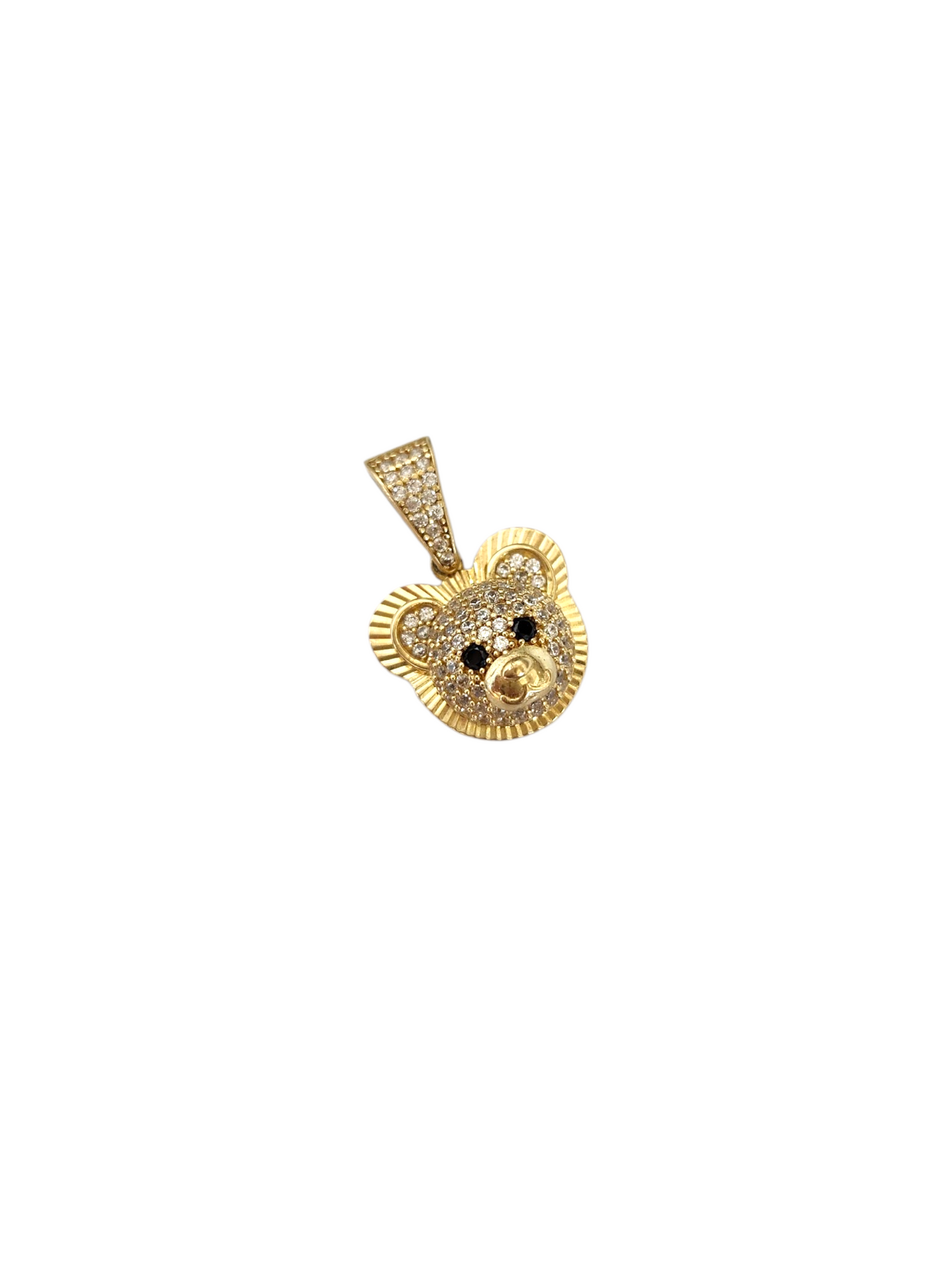 Dije osito con piedras oro 10k