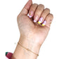 Pulsera bolitas oro 10k