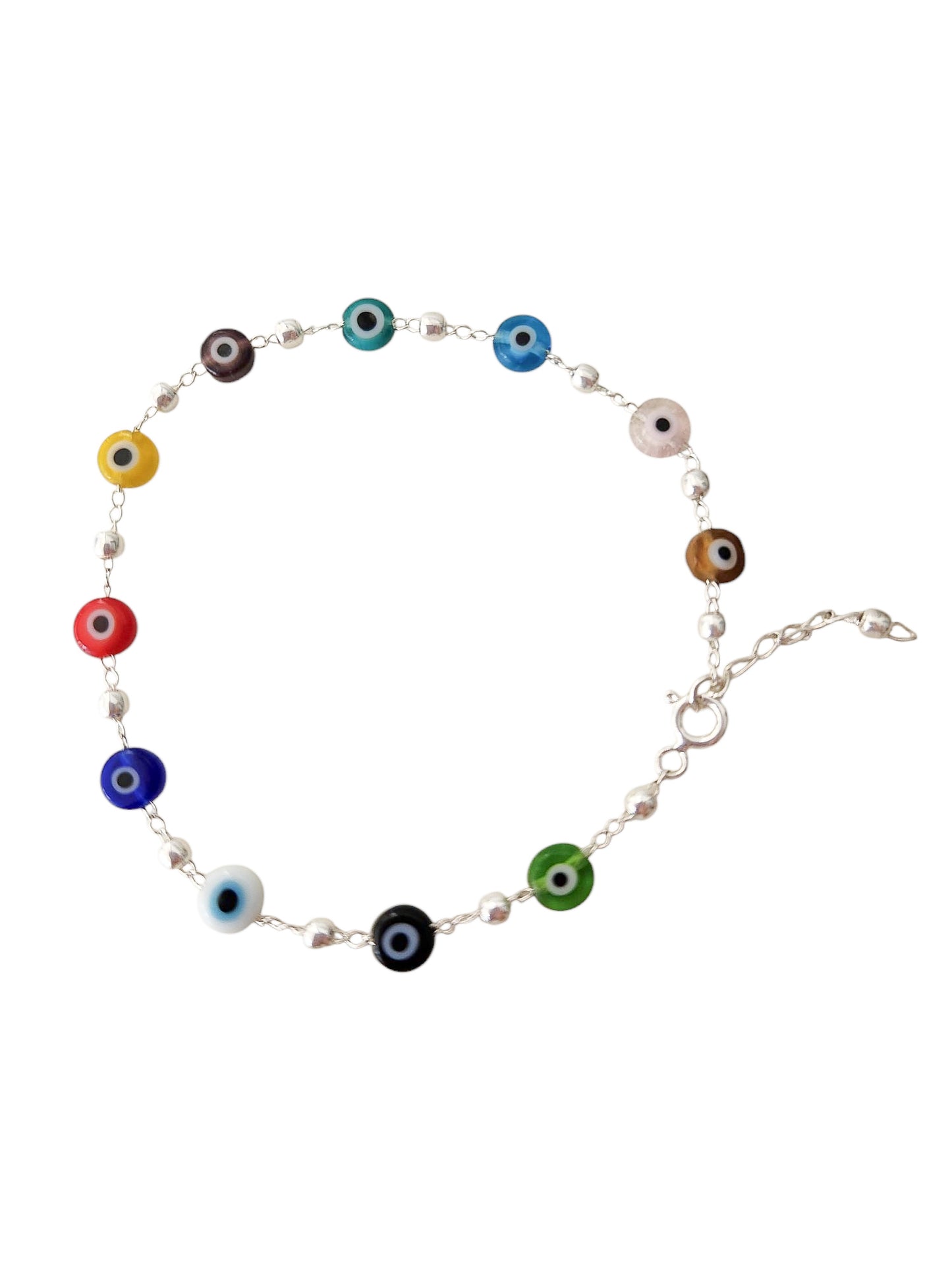 Pulsera ojito turco plata 925